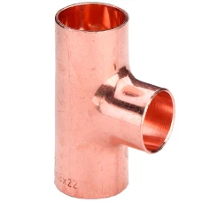 Медные тройники под пайку ГОСТ 32598-2013. Медь Cu-DHP. Размер 15 Медные тройники под пайку ГОСТ 32598-2013. Медь Cu-DHP. Размер 15