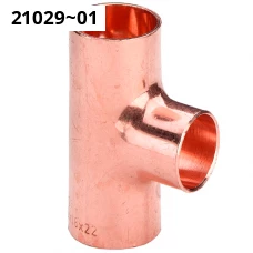 Медные тройники под пайку ГОСТ 32598-2013. Медь SF-CU. Размер 22