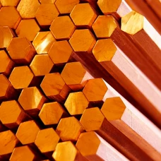 Шестигранник медный ГОСТ 1535-2006. Медь М0. Размер 10 Шестигранник медный ГОСТ 1535-2006. Медь М0. Размер 10