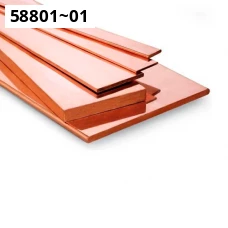 Шина медная, полоса 1,5x8 мм ШММ ГОСТ 434-78